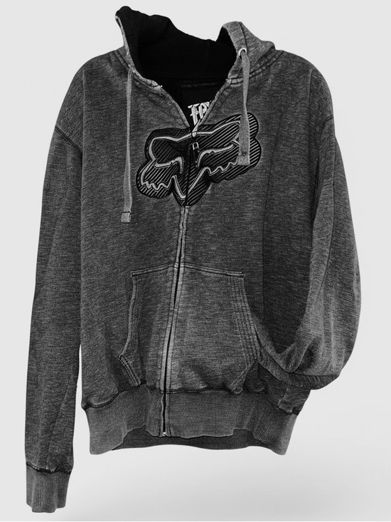 Fox Tops - Fox Racing Y2K zip up hoodie
